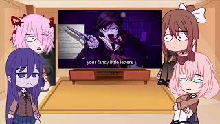 Doki doki react to rap battle  yuri vs toko  gacha club ✨XingLonk✨ [upl. by Roderick642]