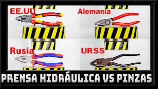 HOY VAMOS A VER PRENSA HIDRÁULICA VERSUS PINZAS DE DIFERENTES CALIDADES [upl. by Nahshunn611]