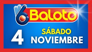 Resultados del BALOTO REVANCHA del sabado 4 de NOVIEMBRE de 2023 💫✅💰 [upl. by Pittel384]