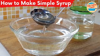 How to Make Clear Simple Syrup for Drinks at Home [upl. by Bidget421]