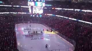 Jim Cornelison Blackhawks National Anthem [upl. by Alaunnoif]