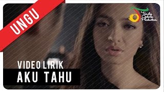 UNGU  Aku Tahu  Video Lirik [upl. by Ivzt]