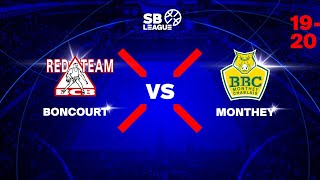 SB League  Day 6 BONCOURT vs MONTHEY [upl. by Nennek]