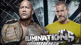 WWE 2K23  WWE Elimination Chamber 21713 WWE Championship  CM Punk vs The Rock c gaming [upl. by Tniassuot]