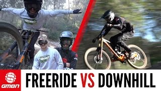 Freerider Vs Downhill Racer [upl. by Haland]