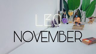 Leo ♌️ NOVEMBER  They Are Obsessing Over You amp They Plan To Continue That  Leo Tarot Reading [upl. by Carlynne]