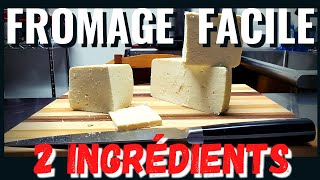 Fromage maison FACILE Sans présure ni ferment  Queso Blanco [upl. by Arihsaj]