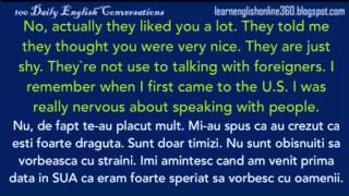 Conversatii în Englezā Lectia 97 Engleza ta este asa de bunā [upl. by Irotal]