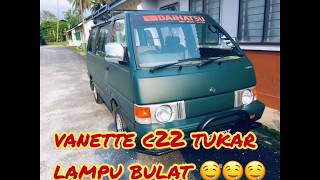 diy nissan vanette c22 change headlamp [upl. by Demott724]