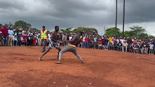 NGWAZI vs CHENGE  MUSANGWE   traditional Bare Knuckle ufc mma l africa boxing dambe sports [upl. by Ecyned]