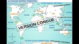 6e Géographie Jeu des grands repères terrestres version longue [upl. by Edvard831]