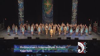 Balmacewen Intermediate School Kapa Haka  Otago Polyfest 2107 [upl. by Aneleve]