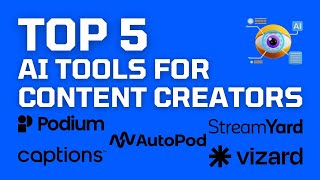 Top 5 AI Tools for Content Creators amp Podcasters 2024 [upl. by Corenda]