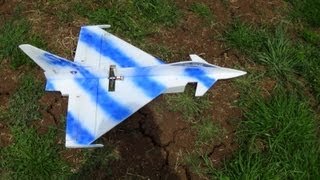 RC Euro fighter Depron 6mm [upl. by Joletta]