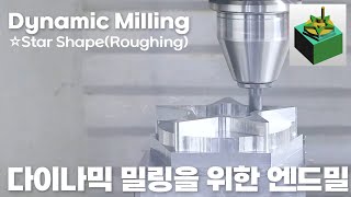 Dynamic Milling  Especially specialized for highfeed shoulder milling l고이송 직각 밀링 가공특화 한송 다이나믹 엔드밀 [upl. by Evreh]