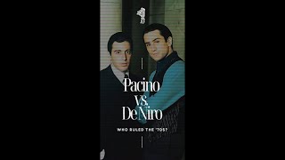 De Niro vs Pacino in the ‘70s DeNiroVsPacino [upl. by Ynner]