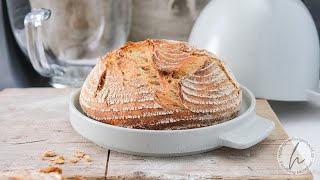 Einfaches und schnelles Sauerteigbrot über Nacht [upl. by Colon]