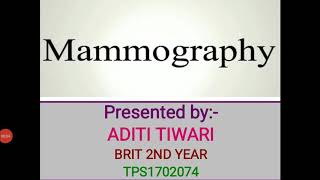 Mammography detailed explanation with images [upl. by Pelmas]