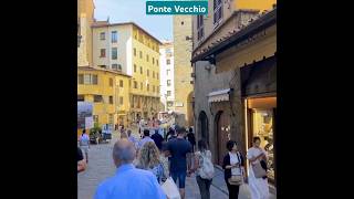 Features Of Ponte Vecchio Bridge Florence Italy shorts youtube [upl. by Ida]