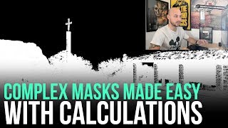 Complex Photoshop Masking made easy with Calculations [upl. by Notgnimer981]