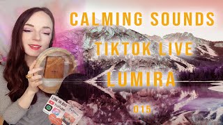 Calming ASMR TikTok LIVE  Lumira  Music for Relaxation [upl. by Hurlee]