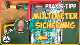 Sicherung im Multimeter tauschen [upl. by Ahgiela]