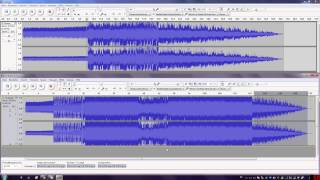 Tutorial Audacity Lieder schneiden und zusammenfügen [upl. by Sirama]