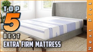 Top 5 Best Extra Firm Mattress Review in 2023 [upl. by Ambur]