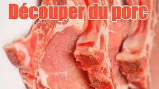 Astuce cuisine comment découper sa viande de porc [upl. by Reo590]