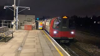 London Underground Jubilee Line Arrives at Dollis Hill Station for a Wembley Park Service [upl. by Elie745]