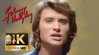 Johnny Hallyday  Essayez 1970 AI 4K Enhanced [upl. by Nahshu991]