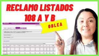 🔴LISTADOS 108 A Y B👉¿CÓMO HACER EL RECLAMO DE MI PUNTAJE DE INGRESO A LA DOCENCIA💯 [upl. by Darach]