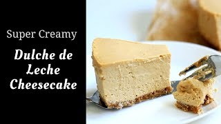 CREAMY DULCE DE LECHE CHEESECAKE RECIPE  LIKE IN CHEESECAKE FACTORY  INTHEKITCHENWITHELISA [upl. by Nirel121]