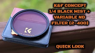 KampF Concept 14 Black Mist  Variable ND 2400 Filter Quick Look [upl. by Aryaz]