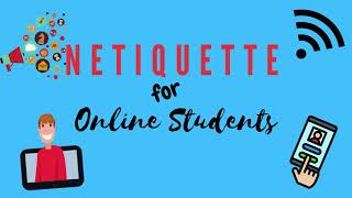 Netiquette for Online Students [upl. by Yacov]