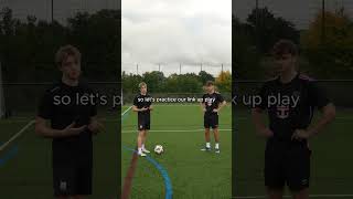 duo training session for wingers and strikers football soccer footballdrills soccerdrills fyp [upl. by Materi]