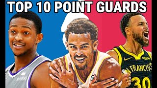 TOP 10 POINT GUARDS CURRENTLY [upl. by Blackington289]