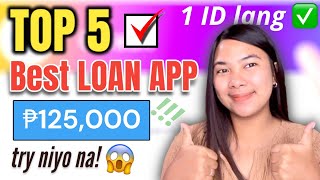 TOP 5 LOAN APPS NA 💯 LEGIT HANGGANG NGAYON recommended  TRY NIYO NA Alyssa Nevado [upl. by Ozne]