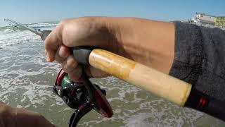 First Time Surf Fishing  Imperial Beach San Diego [upl. by Kceb]