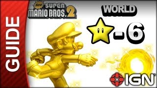 New Super Mario Bros 2  Moon Coin Guide  World Star6  Walkthrough [upl. by Weatherby807]