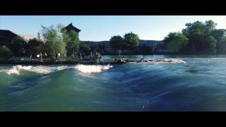 Riversurfing  Reuss  Bremgarten  daytrippersch [upl. by Salomon385]