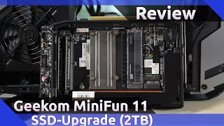 Geekom MiniFun 11 SSD Upgrade 2024 [upl. by Zailer]