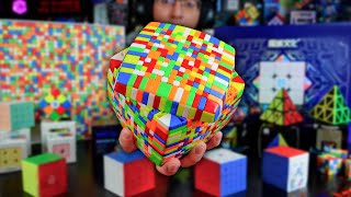 MEGAUNBOXING MOYU  WeiLong 20Magnet MoYu Mosaic 15x15 MeiLong Pyraminx V2 MoYu Plus Macarron [upl. by Reivaz]