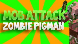 Minecraft Mob Attack  Zombie Pigman [upl. by Cort]