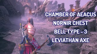 God of War Ragnarok Valhalla  Chamber of Aeacus  Nornir Chest  Bell Type 3 [upl. by Ahsined]