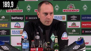 Vor Werder Bremen gegen 1 FC Union Berlin Die Highlights der Pressekonferenz in 1899 Sekunden [upl. by Eirameinna330]