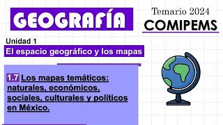 17 Los mapas temáticos naturales económicos sociales culturales y políticos en México [upl. by Berard]