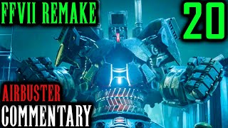 Final Fantasy VII Remake Walkthrough Part 20  Airbuster Boss Battle Chapter 7 [upl. by Haon]