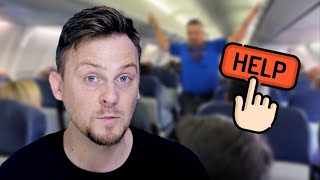 How to Ask for Things on a Flight [upl. by Etnaid]