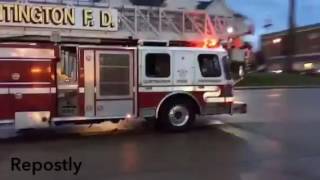 Huntington Fire  Reserve Ladder Co 14 [upl. by Sabella846]